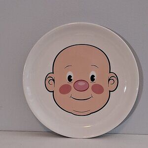 Mr. Food Face - Fred Plays With His Food Ceramic Plate